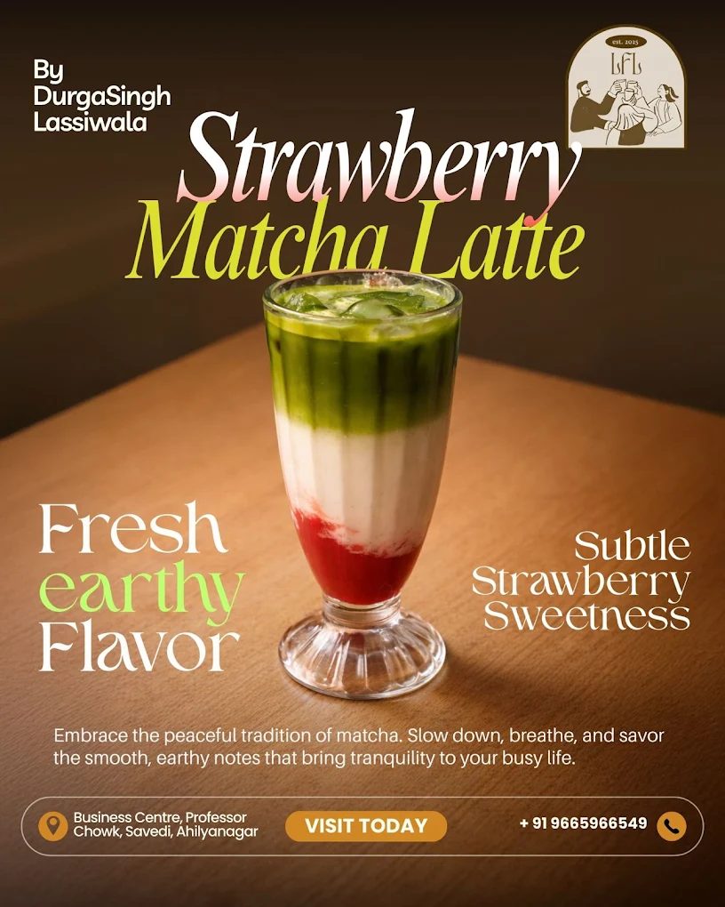 Strawberry Matcha Latte